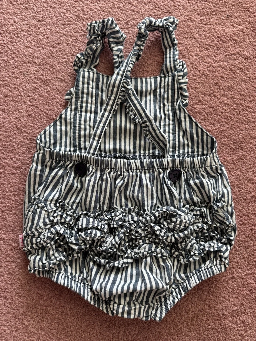 Ruffle Butts adorable navy